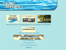 Tablet Screenshot of living-rivers.de